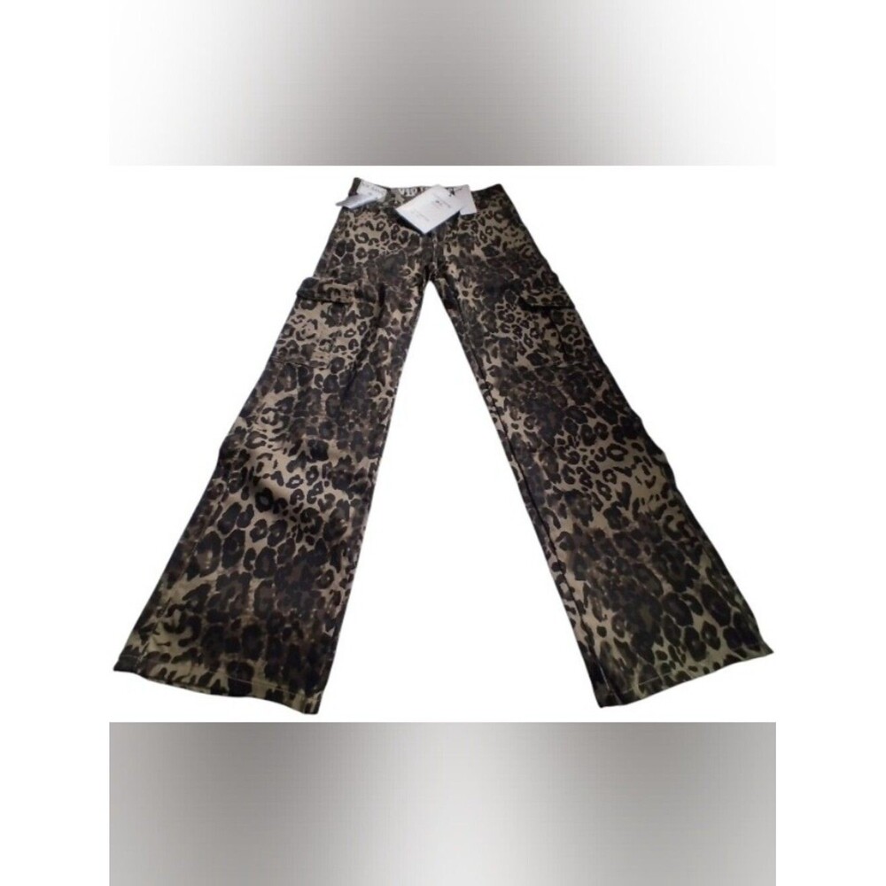 VIP Jeans Women's Animal Print Cargo Pants New 5/27